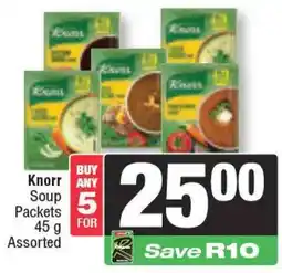 Spar Knorr Soup Packets Assorted offer