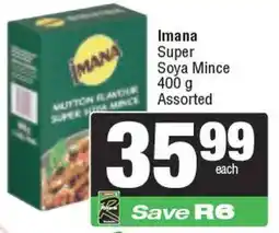 Spar Imana Super Soya Mince Assorted offer