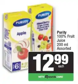 Spar Purity 100% Fruit Juice Assorted offer