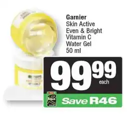Spar Garnier Skin Active Even & Bright Vitamin C Water Gel offer
