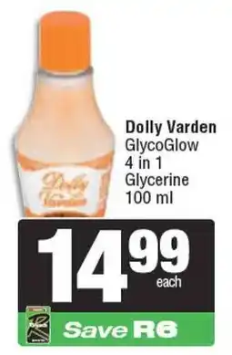 Spar Dolly Varden GlycoGlow 4 in 1 Glycerine offer