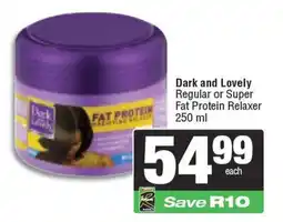 Spar Dark and Lovely Regular or Super Fat Protein Relaxer offer