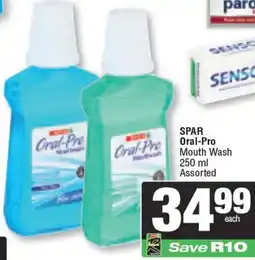 Spar SPAR Oral-Pro Mouth Wash Assorted offer