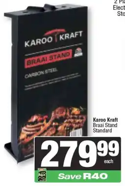 Spar Karoo Kraft Braai Stand Standard offer