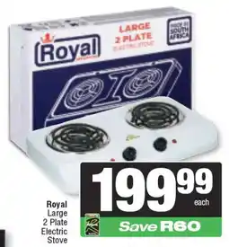 Spar Royal Large 2 Plate Electric Stove offer