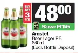 Spar Amstel Beer Lager RB offer