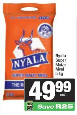 Spar Nyala Super Maize Meal offer