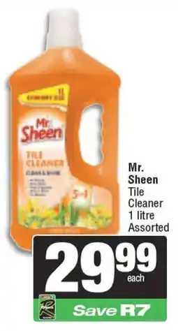 Spar Mr. Sheen Tile Cleaner Assorted offer