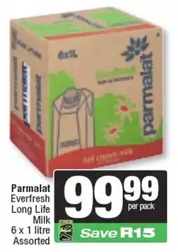 Spar Parmalat Everfresh Long Life Milk Assorted offer