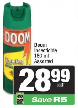 Spar Doom Insecticide Assorted offer