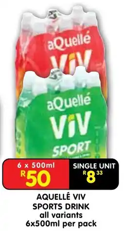 Shoprite Aquellé viv sports drink offer