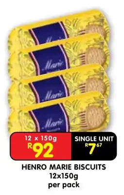Shoprite Henro Marie Biscuits offer