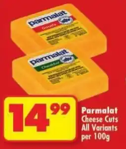 Shoprite Parmalat Cheese Cuts All Variants offer