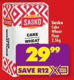 Shoprite Sasko Cake Wheat Flour offer