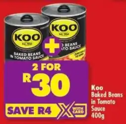 Shoprite Koo Baked Beans in Tomato Sauce offer