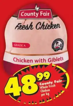 Shoprite County Fair Whole Fresh Chicken offer