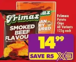 Shoprite Frimax Potato Chips All Variants offer