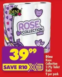 Shoprite Dinu Rose Collection 2-Ply Toilet Rolls offer