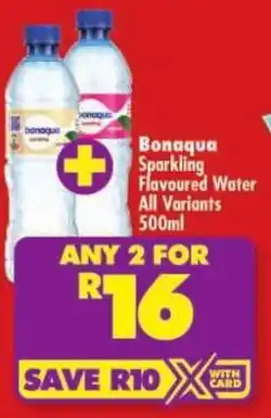 Shoprite Bonaqua Sparkling Flavoured Water All Variants offer