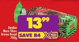 Shoprite Sasko More Slices Brown Bread offer