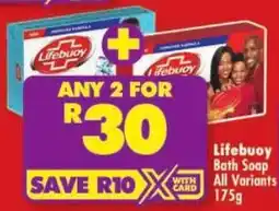 Shoprite Lifebuoy Bath Soap All Variants offer
