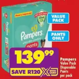 Shoprite Pampers Value Pack Disposable Pants offer