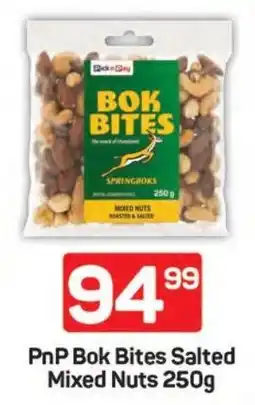Pick n Pay Hypermarket PnP Bok Bites Salted Mixed Nuts offer
