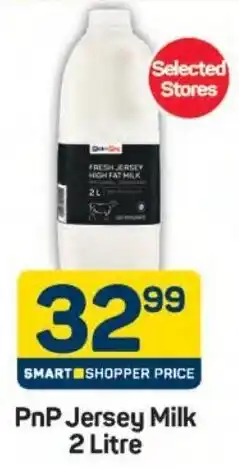 Pick n Pay Hypermarket PnP Jersey Milk offer