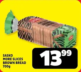 Usave Sasko more slices brown bread offer
