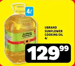 Usave Ubrand sunflower cooking oil offer