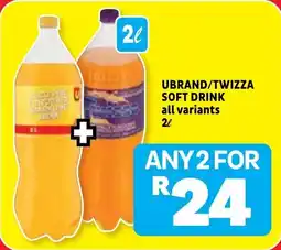 Usave Ubrand/ twizza soft drink offer