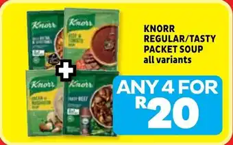 Usave Knorr regular/ tasty packet soup offer