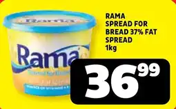 Usave Rama spread for bread 37% fat spread offer