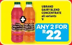 Usave Ubrand dairy blend concentrate offer