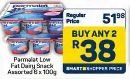 Pick n Pay Hypermarket Parmalat Low Fat Dairy Snack Assorted offer