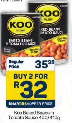 Pick n Pay Hypermarket Koo Baked Beans in Tomato Sauce offer