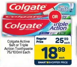 Pick n Pay Hypermarket Colgate Active Salt or Triple Action Toothpaste offer