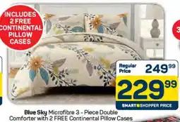 Pick n Pay Hypermarket Blue Sky Microfibre Double Comforter offer