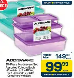 Pick n Pay Hypermarket Addisware Foodsavers Set Assorted Colours offer