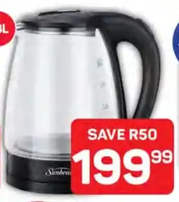Pick n Pay Hypermarket Sunbeam Glass Cordless Kettle offer