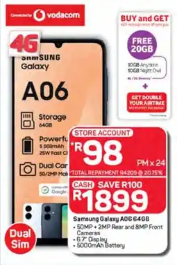 Pick n Pay Hypermarket Samsung Galaxy A06 64GB offer