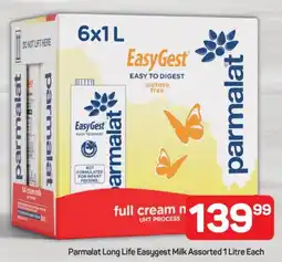 Pick n Pay Hypermarket Parmalat Long Life Easygest Milk Assorted offer