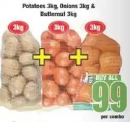 Boxer Potatoes, Onions & Butternut offer