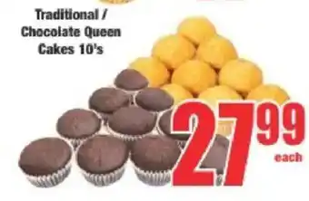 Boxer Traditional/ Chocolate Queen Cakes offer