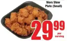 Boxer Wors Stew Plate offer