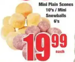 Boxer Mini Plain Scones/ Mini Snowballs offer