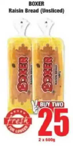 Boxer Boxer Raisin Bread Unsliced offer