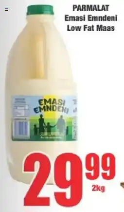 Boxer Parmalat Emasi Emndeni Low Fat Maas offer