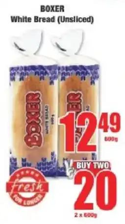 Boxer Boxer White Bread Unsliced offer