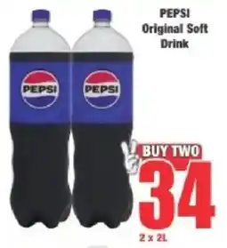 Boxer Pepsi Original Soft Drink offer